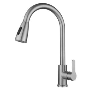 Llave Monomando Lavaplatos Extensible Profesional Niquel