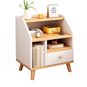 Velador 2 niveles 1 cajon 40x30x53cm Chic Home