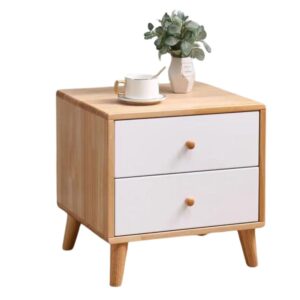Velador Premium doble cajon 48x35x45cm Chic Home