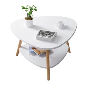 Mesa lateral auxiliar doble nivel 60*60*42cm Chic Home