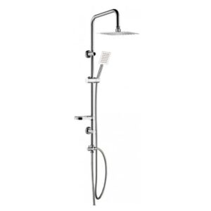 Moderna Columna De Ducha Tina Cuadrada con llave de paso