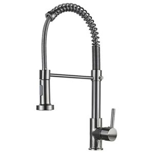 Llave Lavaplatos Plateada Flexible Acero Inox Grifo 360°